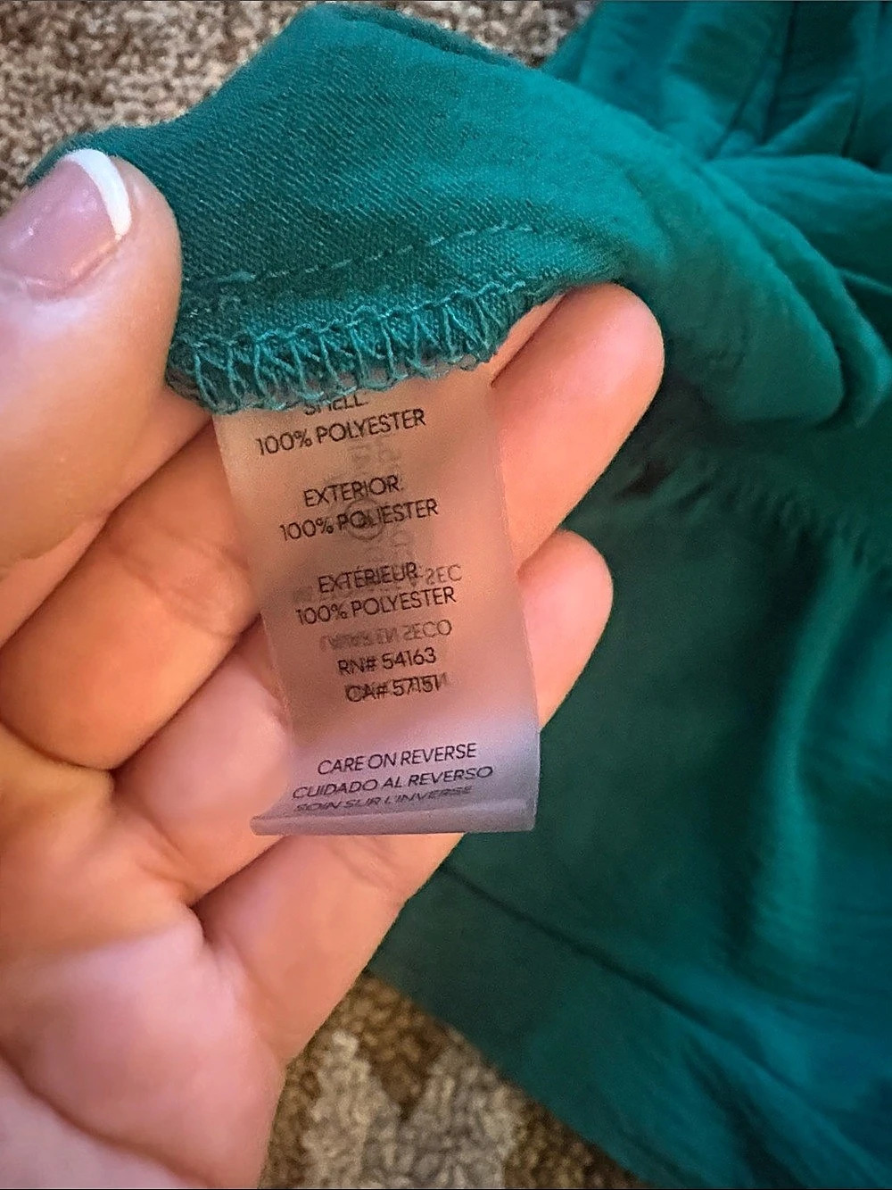 Calvin Klein Green Ruffle Mini Dress - Picture 4 of 4